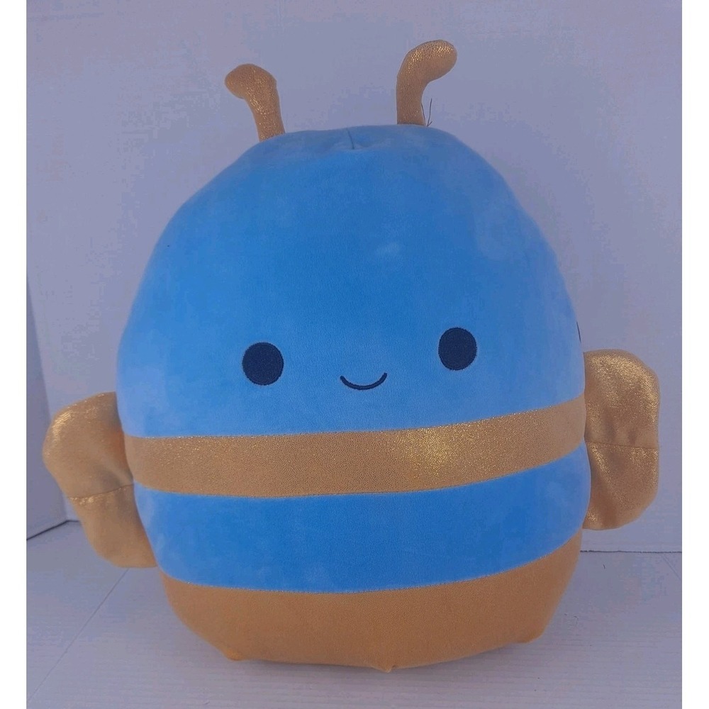 SQUISHMALLOWS Adopt Me! QUEEN BEE 14" Sparkly Gold Wings Jumbo Plush 2023 NWT!!